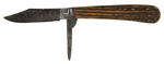 EARLY S.C. WRAGG SHEFFIELD FOLDING BOWIE KNIFE.