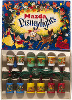 "MAZDA DISNEYLIGHTS" BOXED SET.