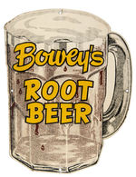 "BOWEY'S ROOT BEER" BARREL SIGN.