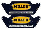 "MILLER GEARED-TO-THE-ROAD TIRES" DISPLAY RACK.