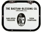 "THE BASTIAN-BLESSING CO." SODA FOUNTAIN NAME PLATE.