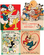 DISNEY CHARACTERS 1930s GREETING CARD LOT.