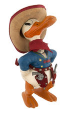 DONALD DUCK (LONG-BILLED) COWBOY COMPOSITION KNICKERBOCKER DOLL.