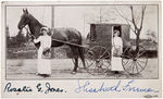 SUFFRAGETTE 1912 POSTCARD SIGNED BY ROSALIE JONES ("GENERAL JONES") & ELISABETH FREEMAN.