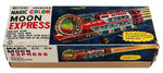 "ROTATE-O-MATIC SUPER ASTRONAUT" & "MAGIC COLOR MOON EXPRESS" BOXED BATTERY-OPERATED TOY PAIR.