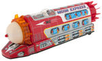 "ROTATE-O-MATIC SUPER ASTRONAUT" & "MAGIC COLOR MOON EXPRESS" BOXED BATTERY-OPERATED TOY PAIR.