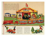 "MICKEY MOUSE" LIONEL TRAIN CAR WITH PROMOTIONAL FOLDER/CATALOGUE.