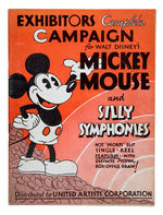 "MICKEY MOUSE AND SILLY SYMPHONIES" EXCEPTIONAL FILM EXHIBITORS CATALOGUE.