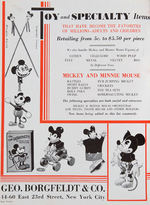 "MICKEY MOUSE AND SILLY SYMPHONIES" EXCEPTIONAL FILM EXHIBITORS CATALOGUE.