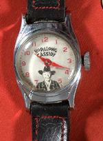 "HOPALONG CASSIDY WRIST WATCH" SMALL METAL CASE VARIETY BOXED.