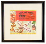 DEVIL DOGS/JAMES CAGNEY QUAKER OATS PREMIUM OFFER SHEET AND GOGGLES WITH MAILER.