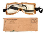 DEVIL DOGS/JAMES CAGNEY QUAKER OATS PREMIUM OFFER SHEET AND GOGGLES WITH MAILER.