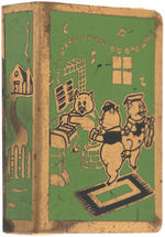 THE THREE LITTLE PIGS ENAMELED MATCHBOX HOLDER PAIR.