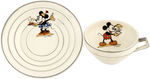 MICKEY & MINNIE MOUSE ART DECO FRENCH CHINA TEA SET.