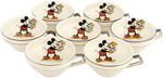 MICKEY & MINNIE MOUSE ART DECO FRENCH CHINA TEA SET.