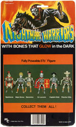 "NIGHTMARE WARRIORS WITH BONES THAT GLOW IN THE DARK" GERONIMO ON CARD.