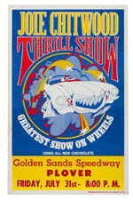 "AUTO DAREDEVILS/THRILL SHOW" WINDOW CARD PAIR.