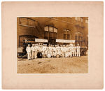 EARLY HAT COMPANY/OTIS ELEVATOR EMPLOYEES PHOTO PAIR.