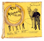 KEN MAYNARD 3-SHEET MOVIE POSTER & TRICK ROPE.