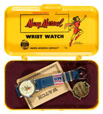 "MARY MARVEL WRISTWATCH" IN PLASTIC BOX.