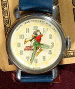 "MARY MARVEL WRISTWATCH" IN PLASTIC BOX.