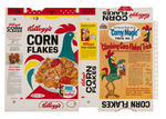 "KELLOGG'S" FILE COPY CEREAL BOX FLAT TRIO.