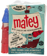 "MATEY" BUBBLE BATH SOAP BOX TRIO WITH PREMIUM TOYS.