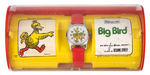 SESAME STREET "BIG BIRD" BOXED WATCH BY BRADLEY.