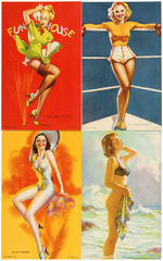 GLORIFIED GLAMOUR GIRLS MUTOSCOPE CARD SET.