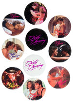 “DIRTY DANCING” TEN BUTTON SET FROM THE MARSHALL LEVIN COLLECTION.