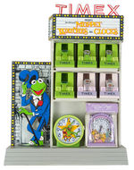 "JIM HENSON'S MUPPET WATCHES AND CLOCKS" TIMEX DISPLAY.