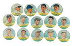 ORBIT GUM BASEBALL BUTTON LOT OF 14.