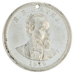 "R.B. HAYES. 1876" MEDALET DE WITT 1876-10.