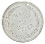 "R.B. HAYES. 1876" MEDALET DE WITT 1876-10.