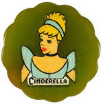 "CINDERELLA" CATALIN PLASTIC PENCIL SHARPENER.