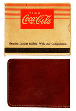 "COCA-COLA" BOXED WALLET/THIMBLE HOLDER.