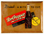 "DR. PEPPER/GOOD FOR LIFE!" CELLULOID SIGN.