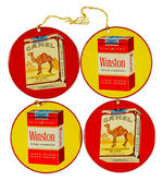 KOOL/CAMEL/WINSTON TIN CIGARETTE ADVERTISING.