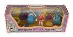 "DISNEYLAND SUPER MINI-FLEX PLAYSET" TRIO.