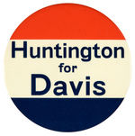 "HUNTINGTON FOR DAVIS" LARGE RARE 4" CELLO UNLISTED IN HAKE.