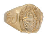 “BUCK JONES CLUB” PREMIUM RING BEAUTIFUL 18 CARAT GOLD PLATED EXAMPLE.