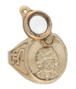 LITTLE ORPHAN ANNIE SECRET GUARD MAGNIFYING RING.