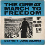 DR. M.L. KING RECORD ALBUMS: DETROIT MARCH JUNE, 1963, DC AUGUST, 1963 AND POST-ASSASSINATION 1968.