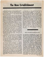 BLACK MASK RARE 1967 ANARCHIST NEWSPAPER WITH 1983 ANARCHIST MAY DAY EVENT SMALL RARE POSTER.