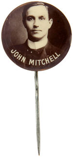 PAIR OF SCARCE JOHN MITCHELL BUTTONS.