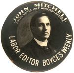 PAIR OF SCARCE JOHN MITCHELL BUTTONS.