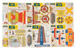 “KIX COUNTY FAIR” CEREAL BOX CUT-OUTS COMPLETE SET.