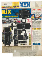 “KIX RAILROAD MODELS” CEREAL BOX CUT-OUTS COMPLETE SET.