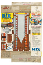 “KIX RAILROAD MODELS” CEREAL BOX CUT-OUTS COMPLETE SET.