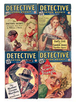 “DETECTIVE FICTION WEEKLY” PULP LOT.